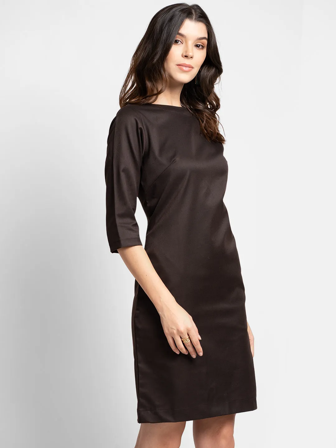 A-line Women's Poly Cotton Sheath Dress