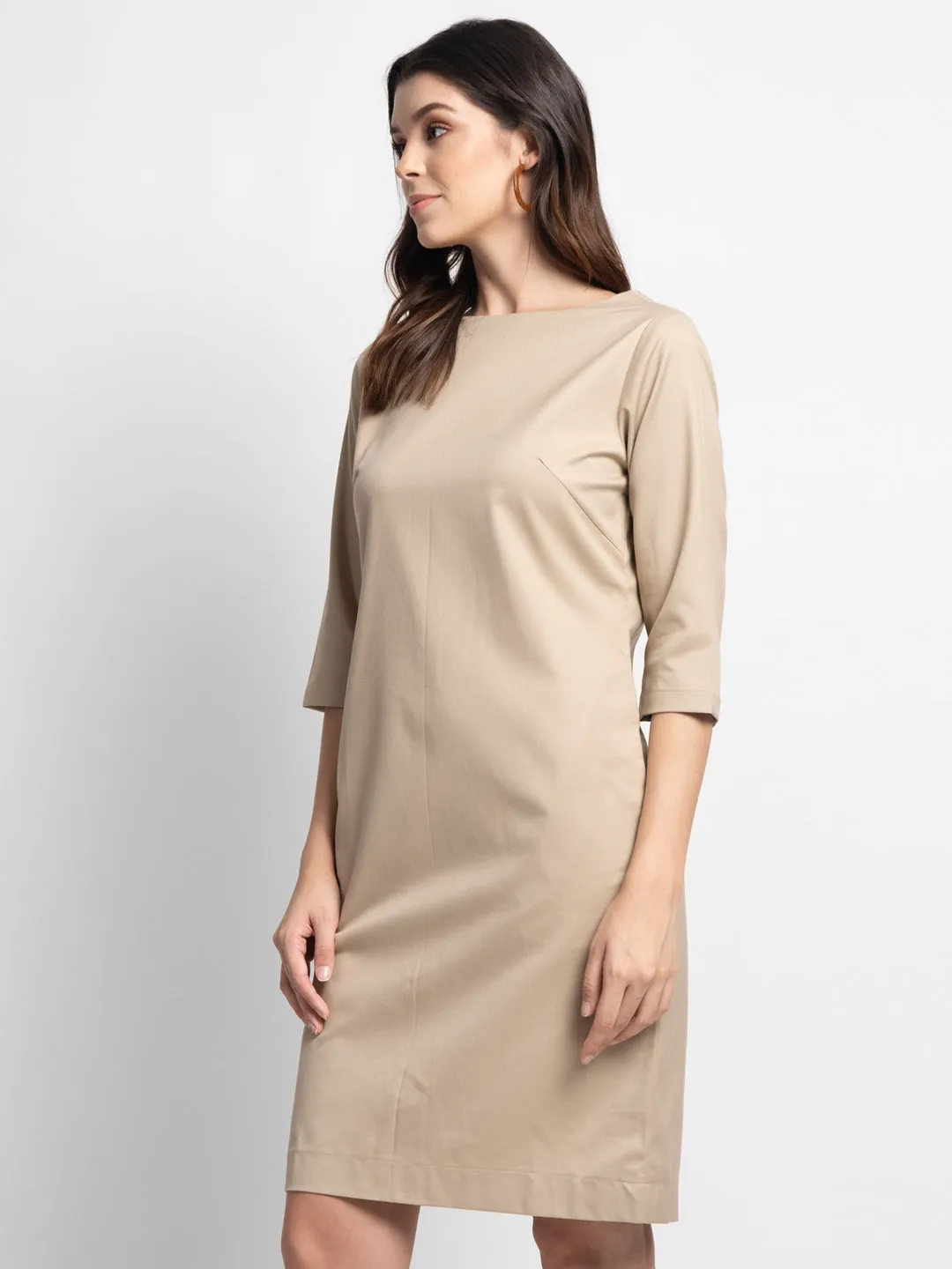 A-line Women's Poly Cotton Sheath Dress