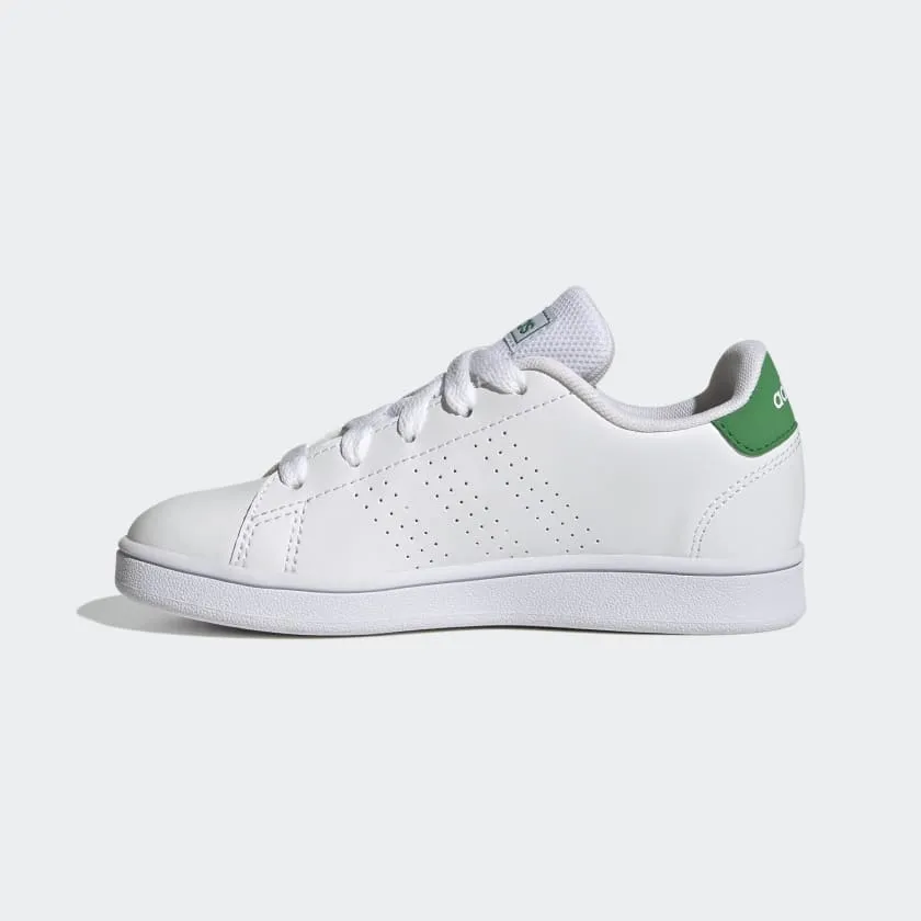 ADIDAS ADVANTAGE K -KIDS - GREEN/WHITE