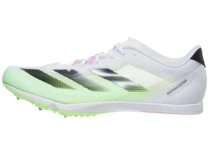 Adidas | DistanceStar | Unisex | White/Core Black/Green Spark