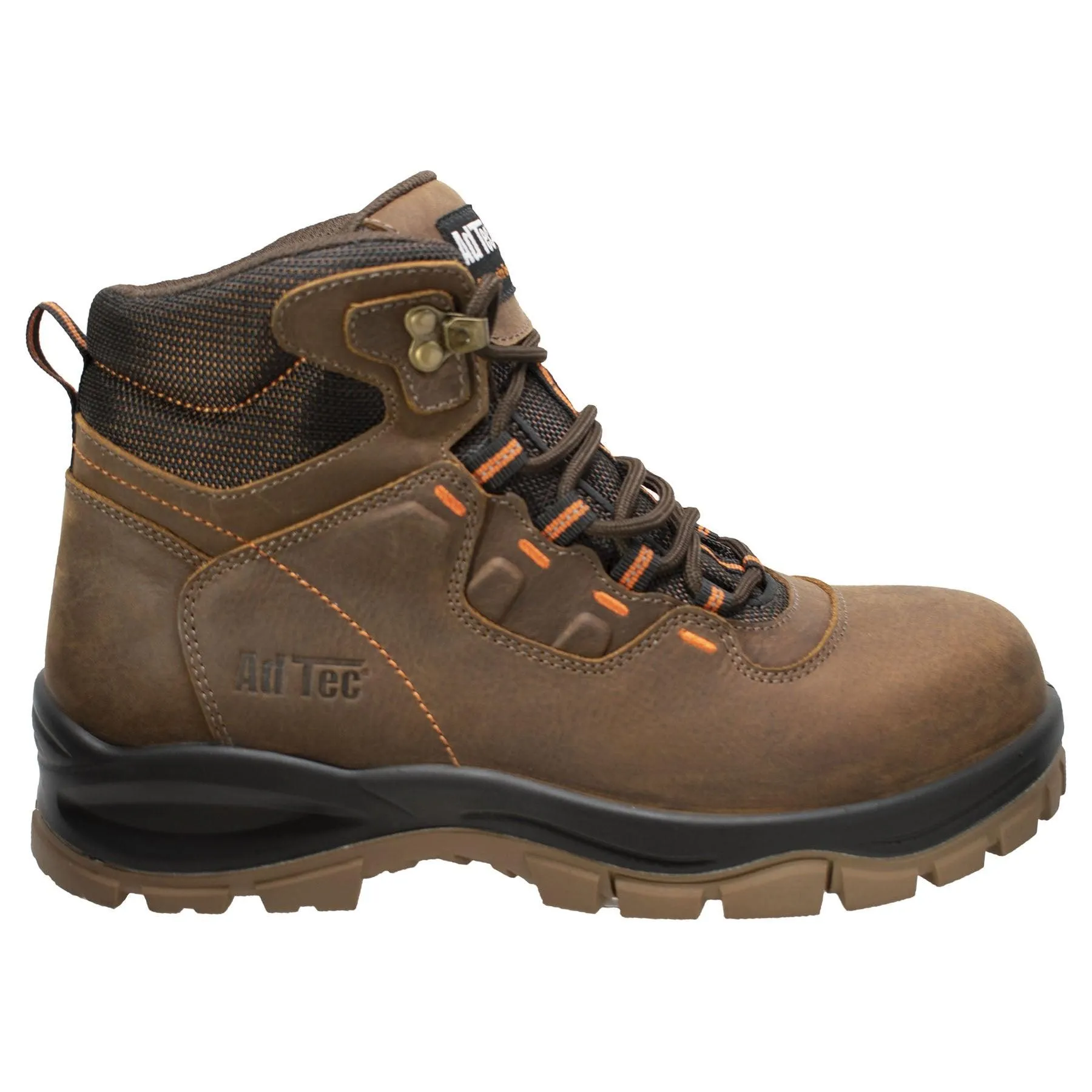 AdTec Men 6" Waterproof Composite Toe Work Hiker Brown