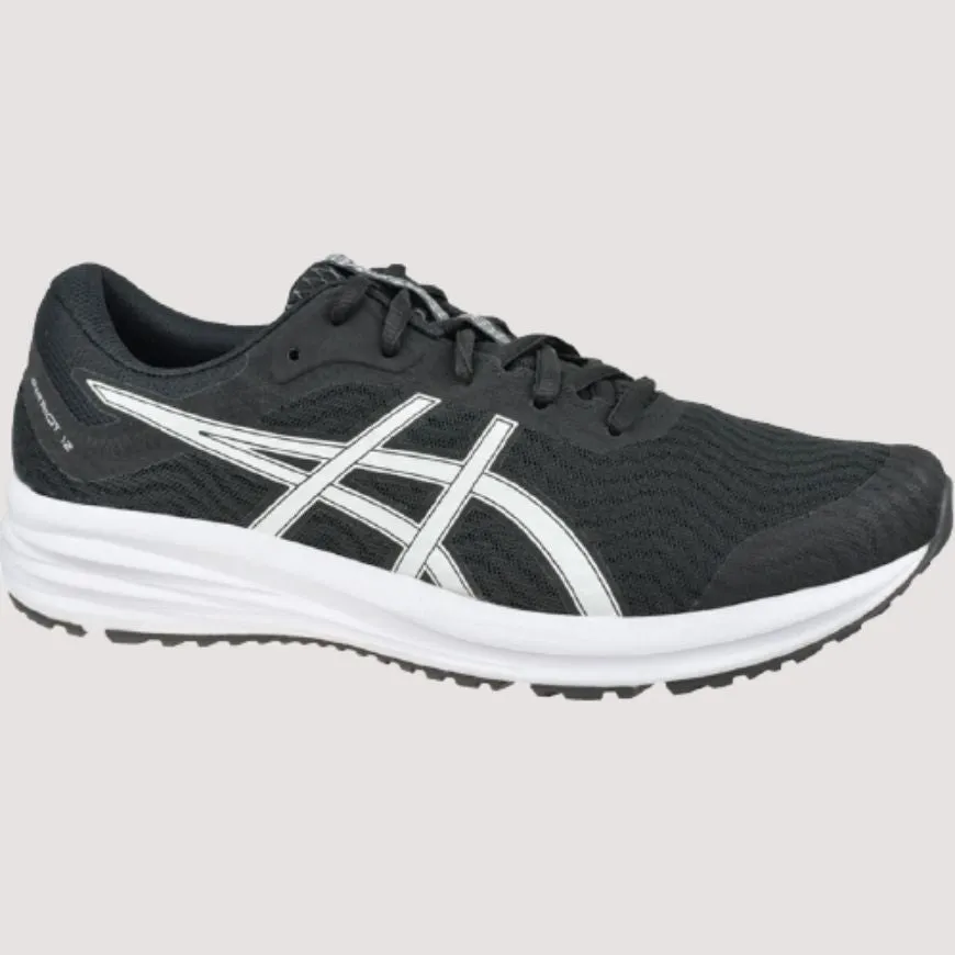 Asics Patriot 12 Men Running Espadrilles Black/White