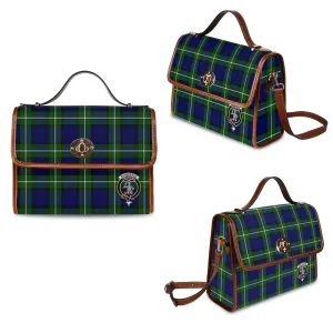 Bannerman Tartan Waterproof Canvas Bag with Family Crest