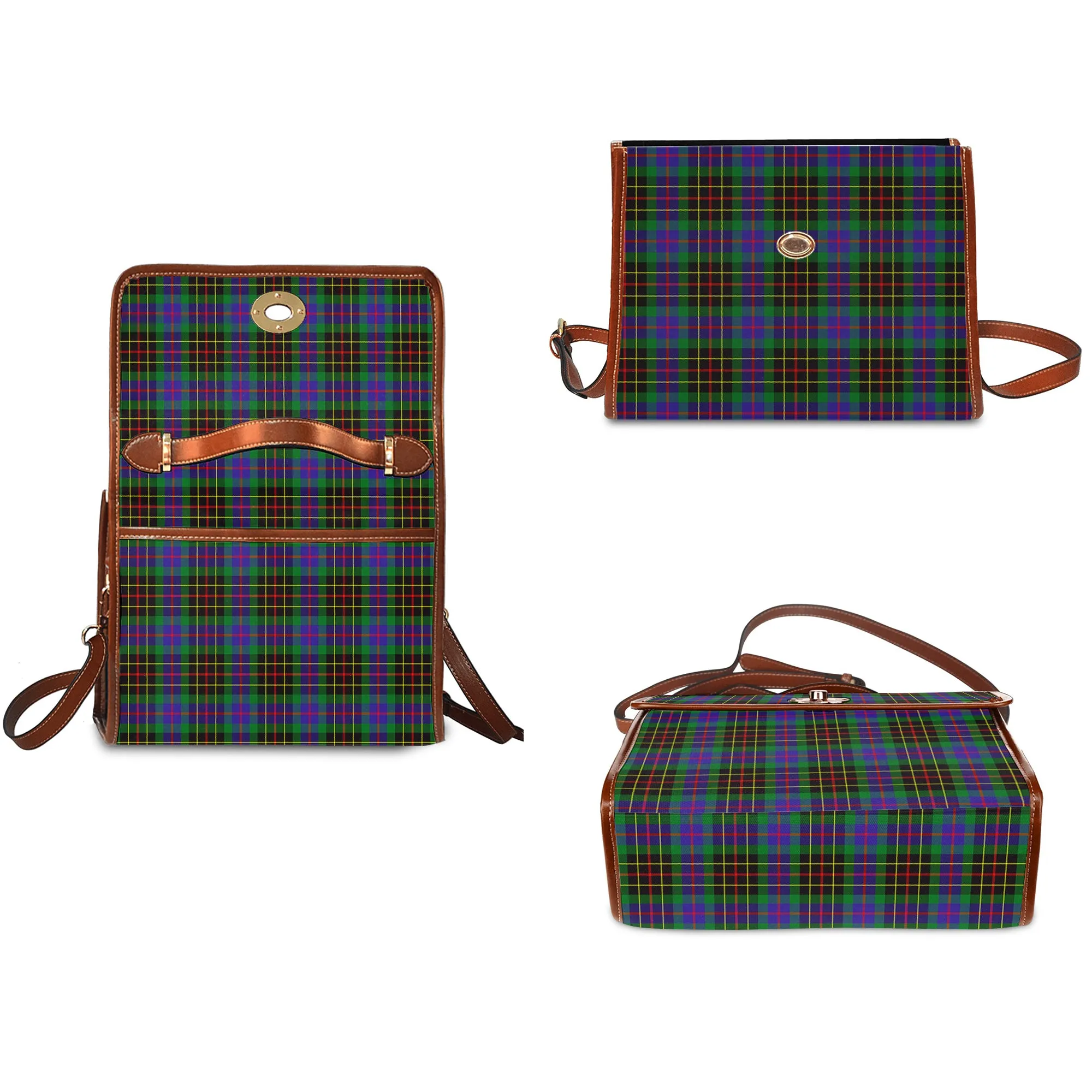 Brodie Hunting Modern Tartan Waterproof Canvas Bag