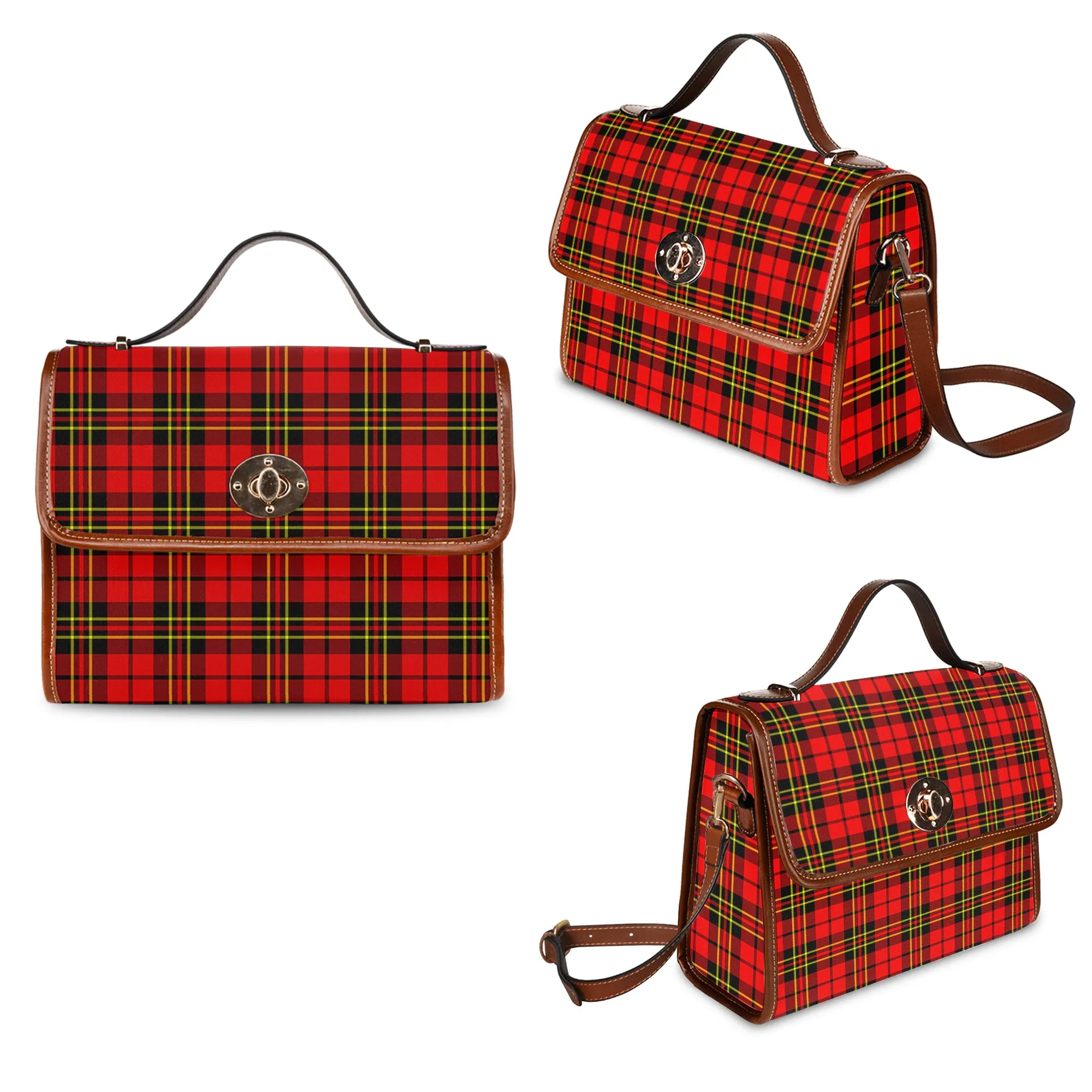 Brodie Modern Tartan Waterproof Canvas Bag