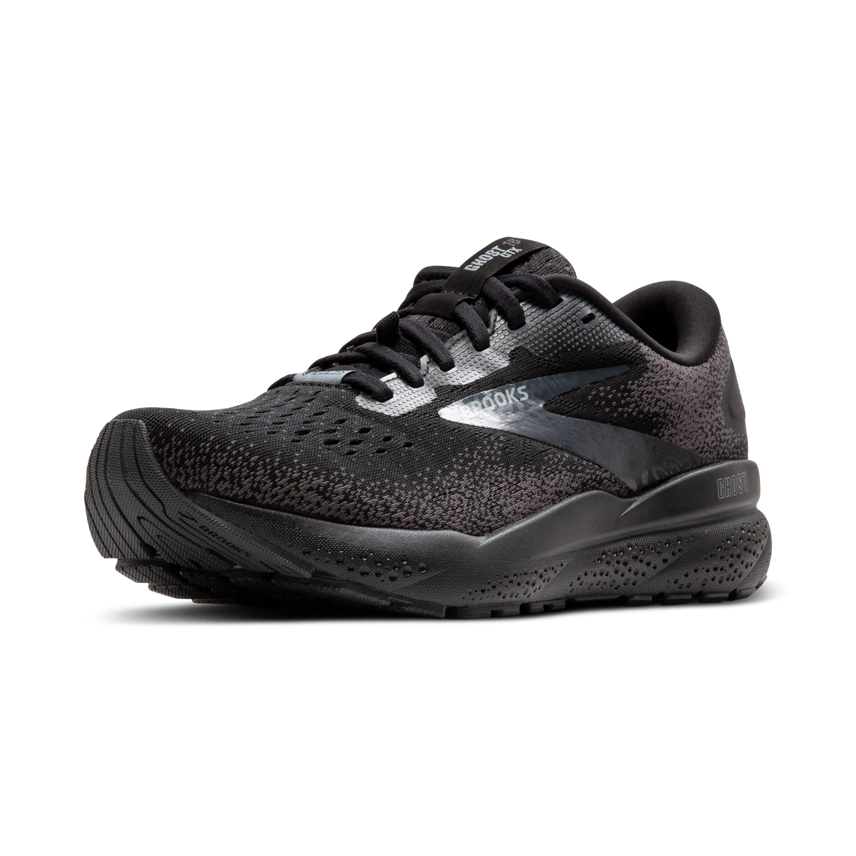 Brooks | Ghost 16 GTX | Men's | Black/Black/Ebony