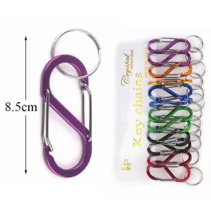 Carabiner Clip Keychain 0643 (12 units)