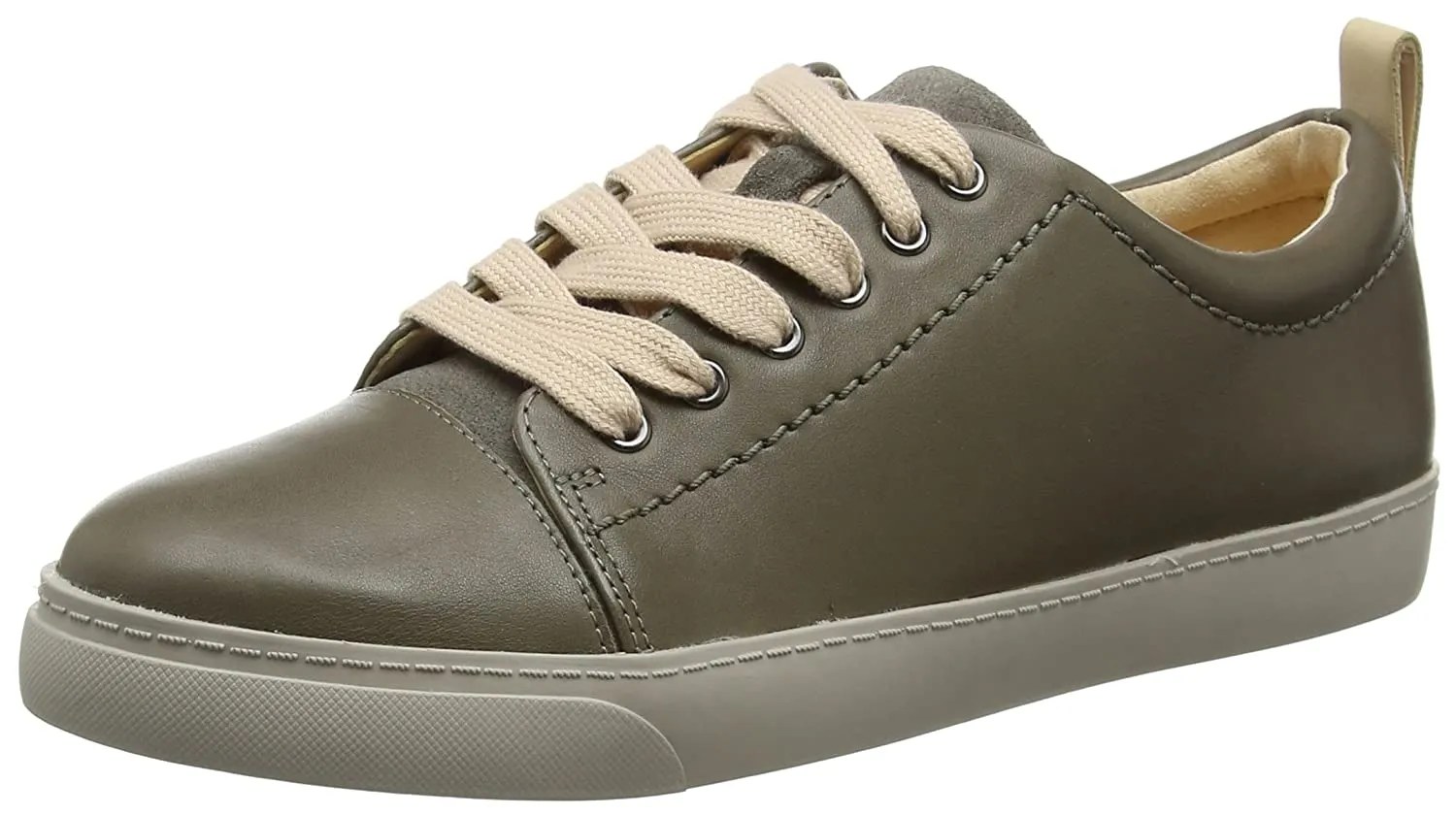 Clarks Glove Echo Grey Leather Women Sneakers