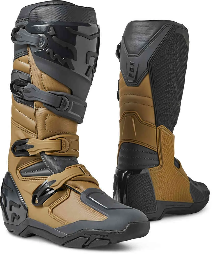 Comp X FOX Motocross Boots, Black-Brown