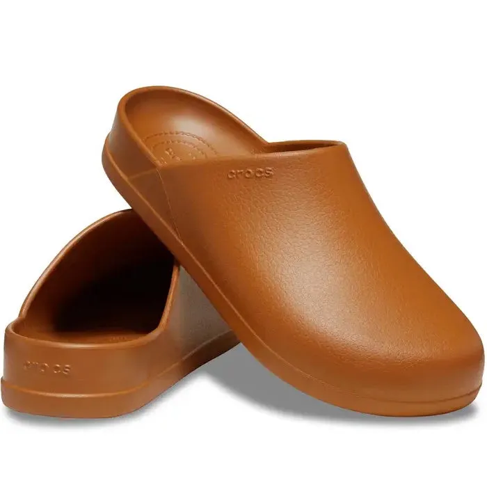 Crocs - Dylan Clog Cognac Leather Look Mule