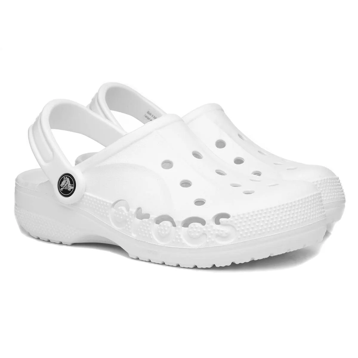 Crocs Women White Baya Clog 208186-100-W7