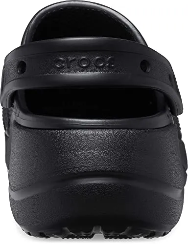 crocs Womens Baya Platform Clog Black Clog - 6 UK (W8) (208186-001)