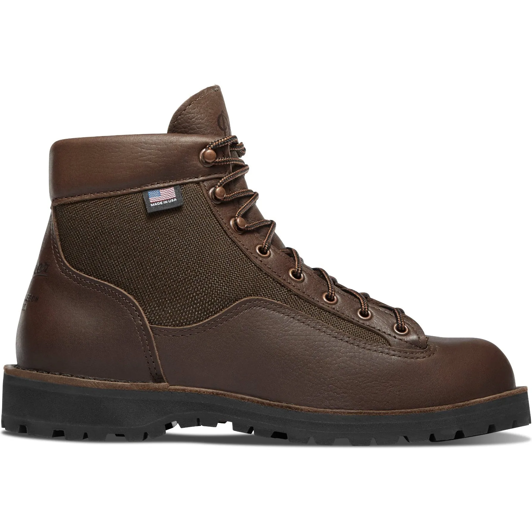 Danner Men's Light II 6" WP USA Made Hiking Boot - Dark Brown - 33020