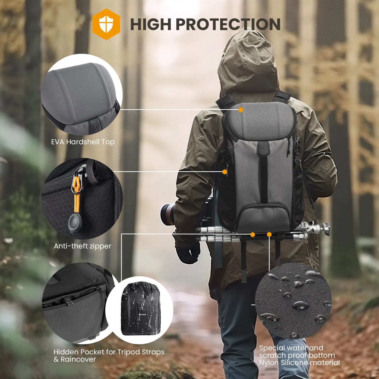 HX-L Run & Gun Camera Backpack | Hexagon Series