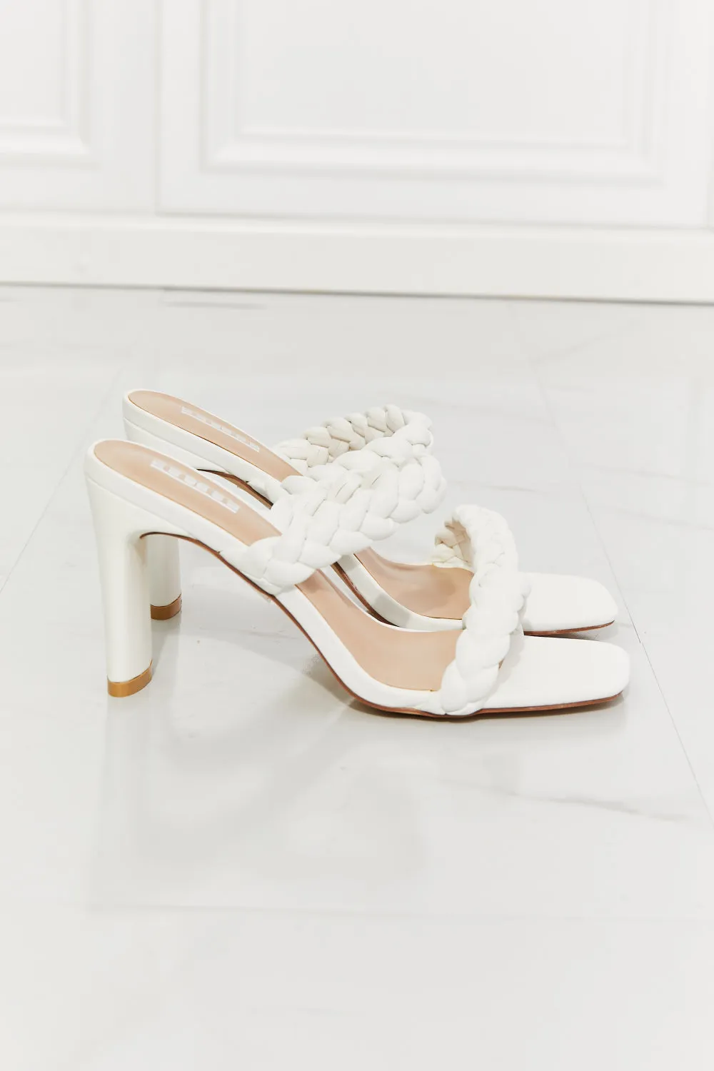 In Love Double Braided Block Heel Sandal