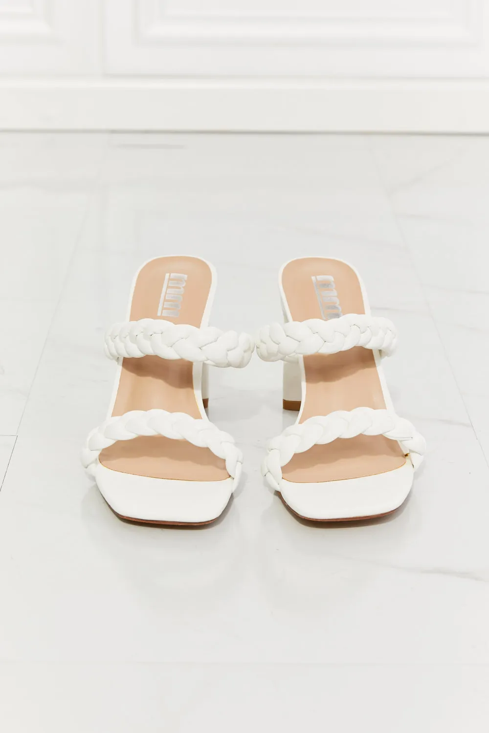 In Love Double Braided Block Heel Sandal