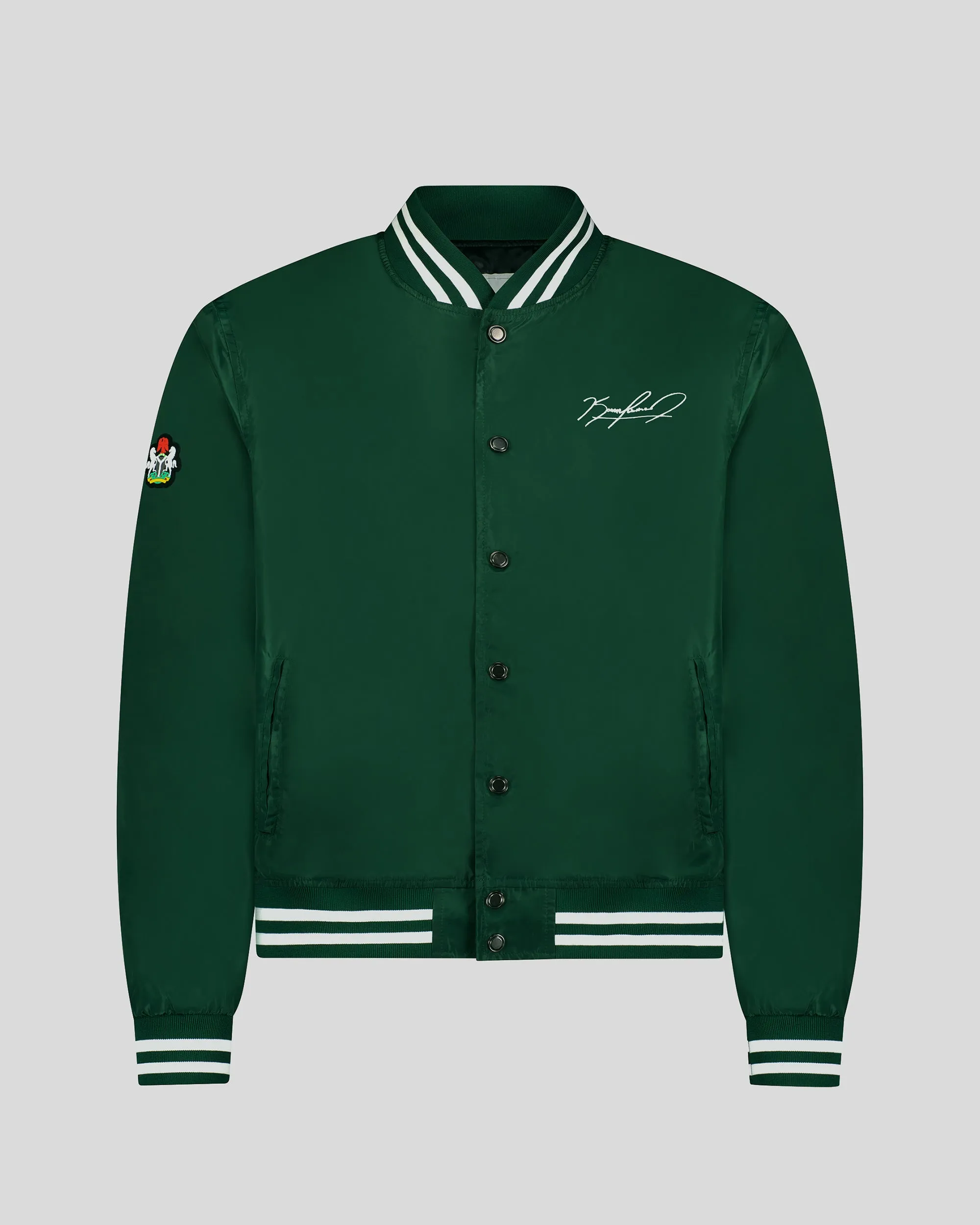 Kamaru Usman - NGHTMR Bomber Jacket - Hunter Green