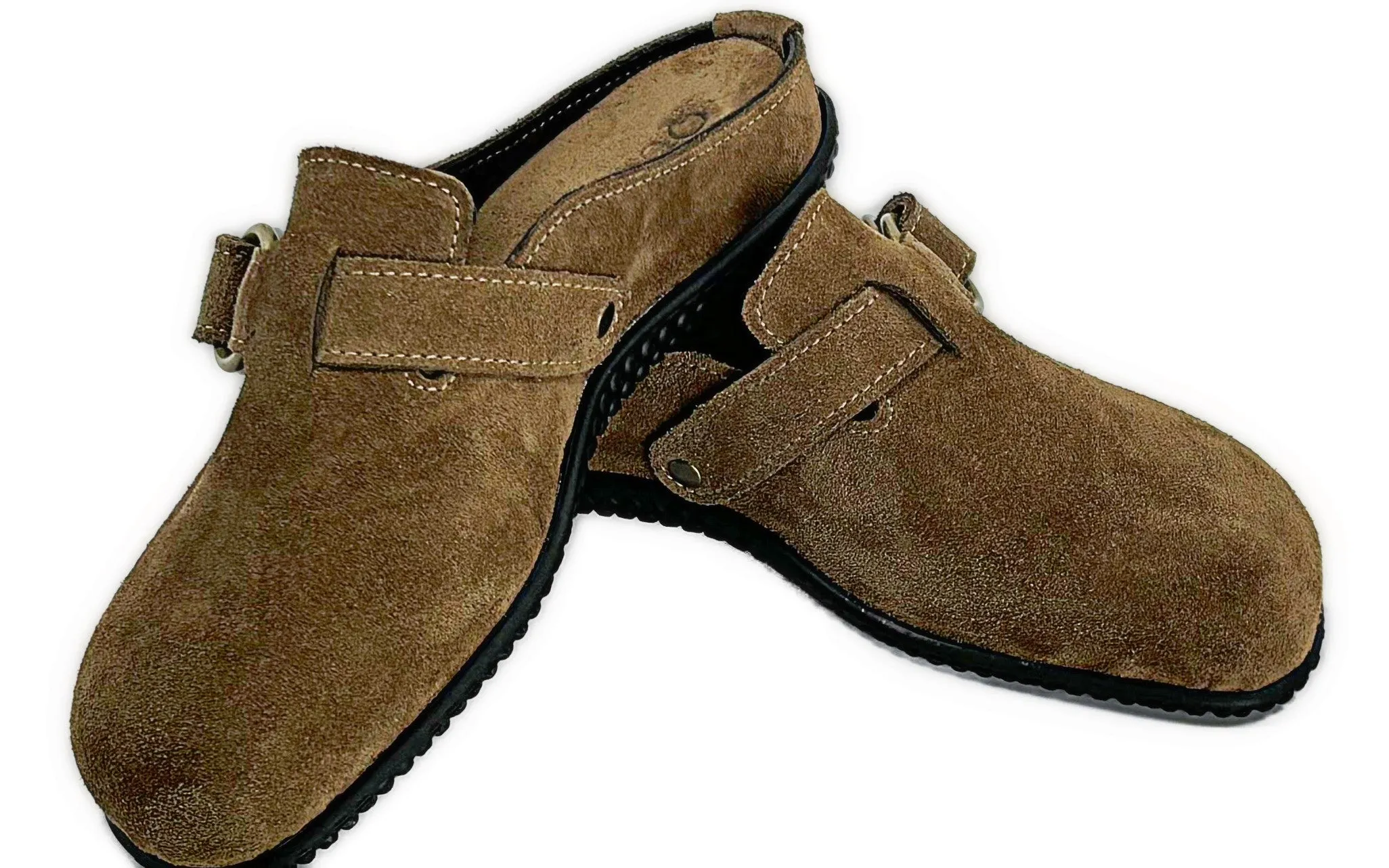 Men’s Portland Mule: Exersole® by Quoddy "Barefoot Fit" Mushroom