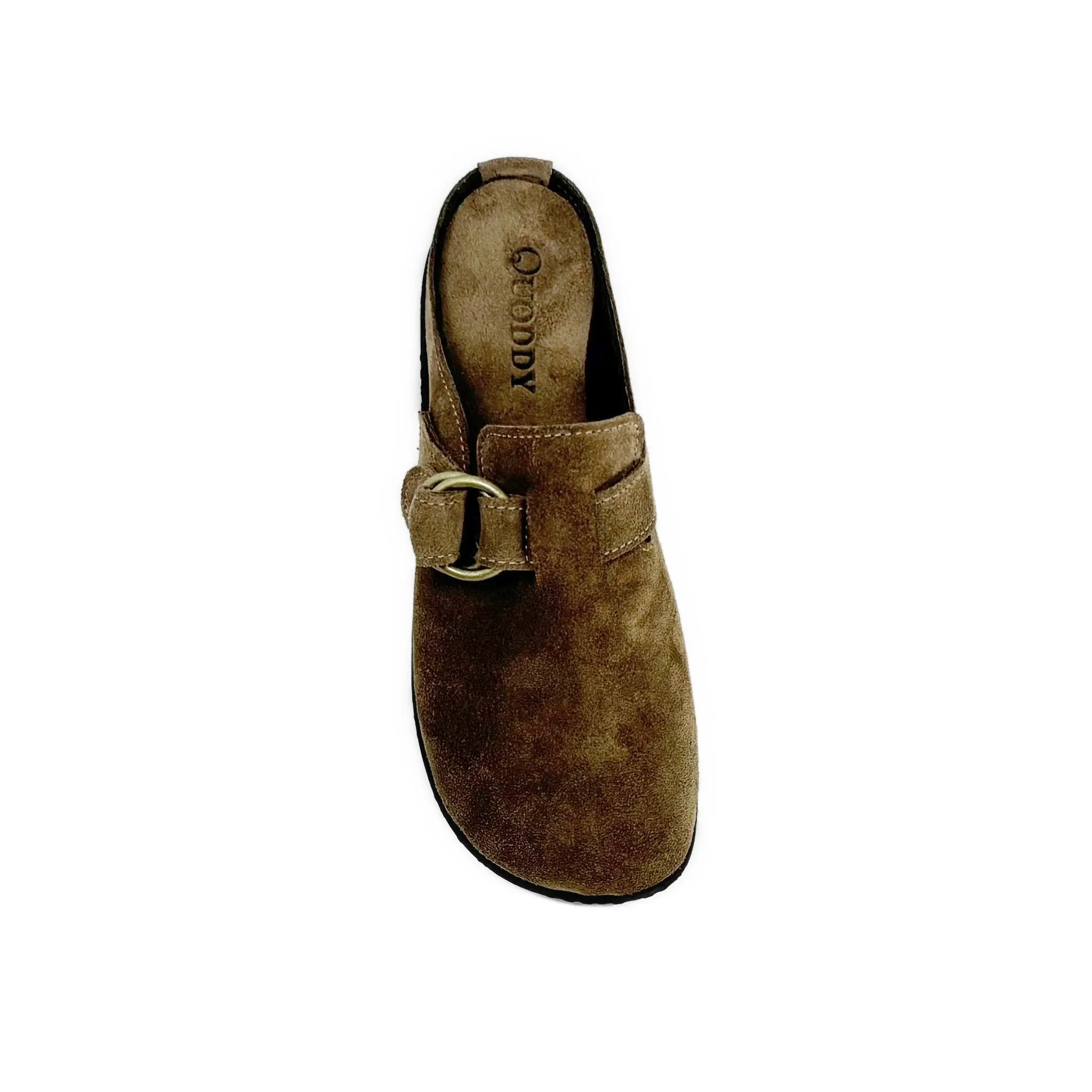 Men’s Portland Mule: Exersole® by Quoddy "Barefoot Fit" Mushroom