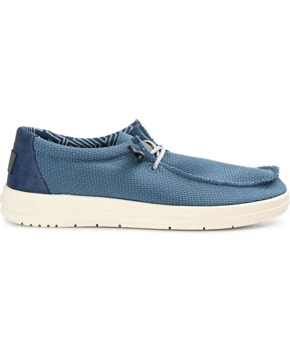 Moore Vance Co. Men's Casual Slip-On Sneakers, Blue