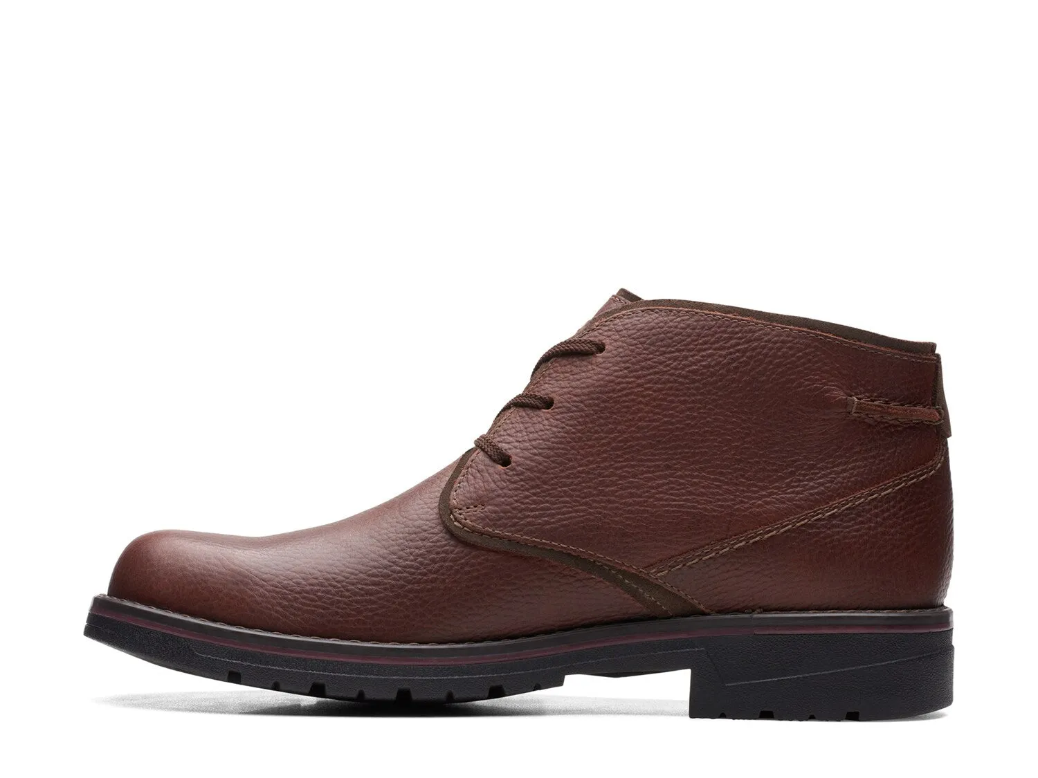 Morris Peak Chukka Clarks boots, dark brown