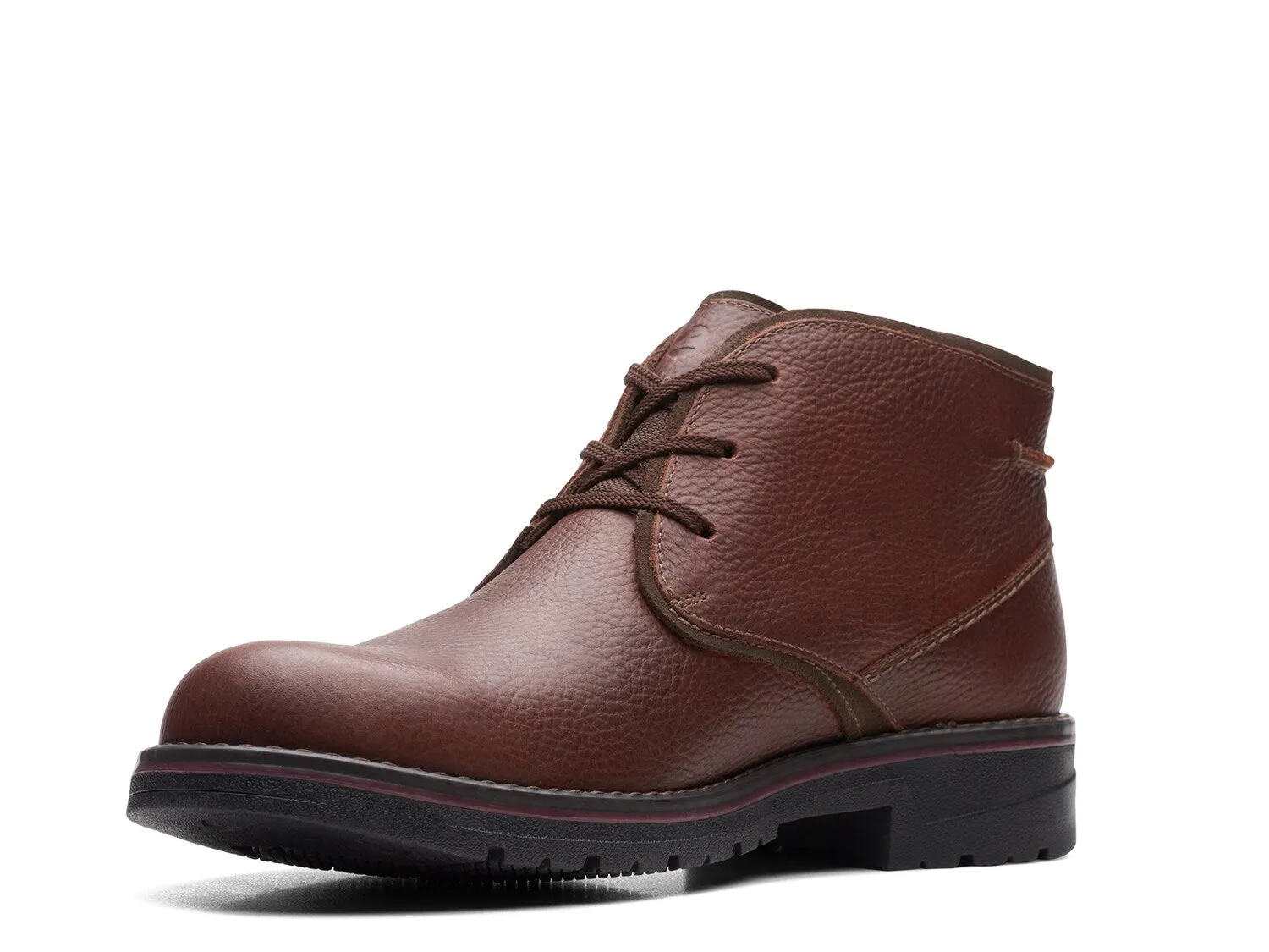 Morris Peak Chukka Clarks boots, dark brown