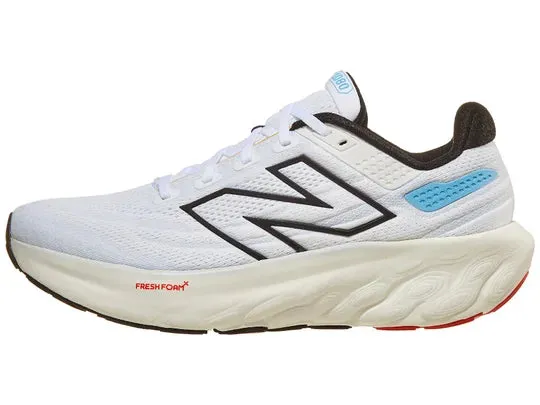 New Balance | Fresh Foam X 1080v13 | Men's | White/Black/Coastal Blue/Ginger Lemon