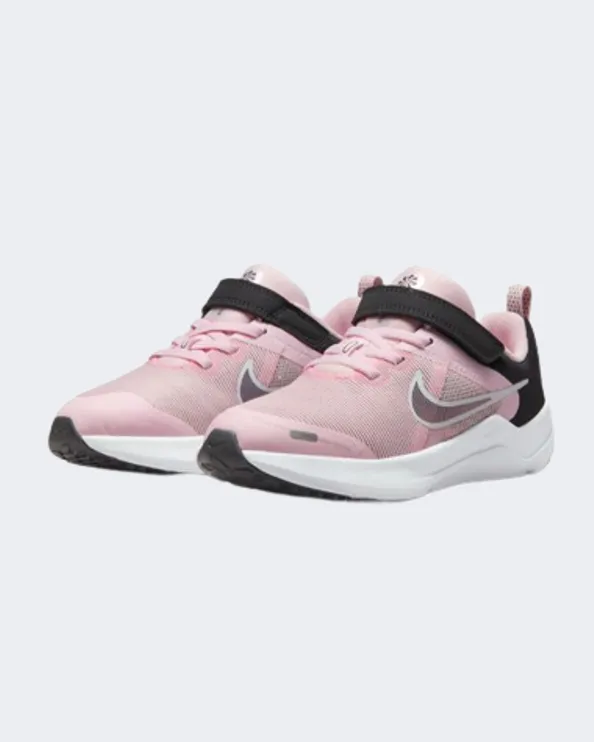 Nike Downshifter 12 Ps-Girls Running Shoes Pink/Black Dm4193-600