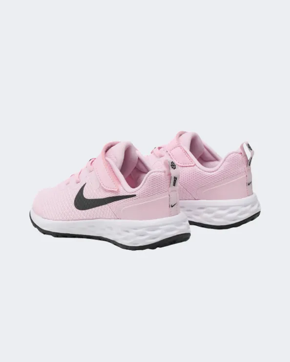 Nike Revolution 6 Girls Lifestyle Espadrilles Pink/Black Dd1095-608