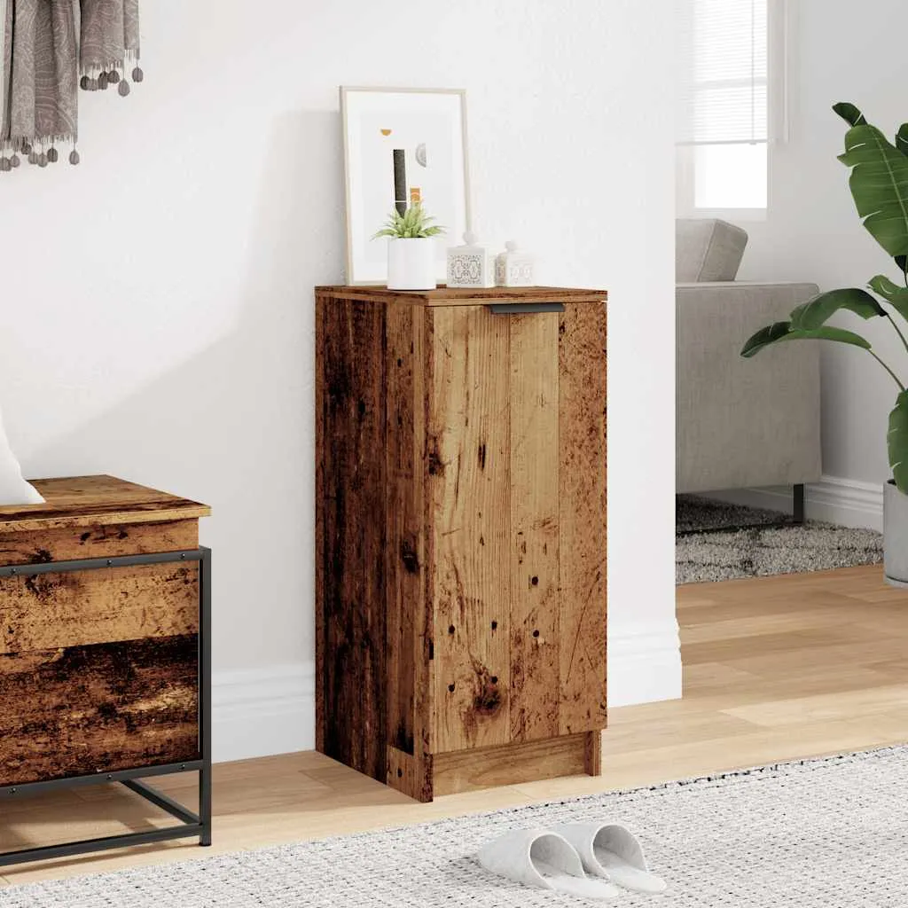 Shoe Cabinet Old Wood 30x35x70 cm Engineered Wood