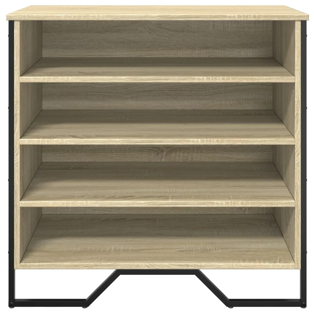 Shoe Cabinet Sonoma Oak 80x38x78 cm Engineered Wood