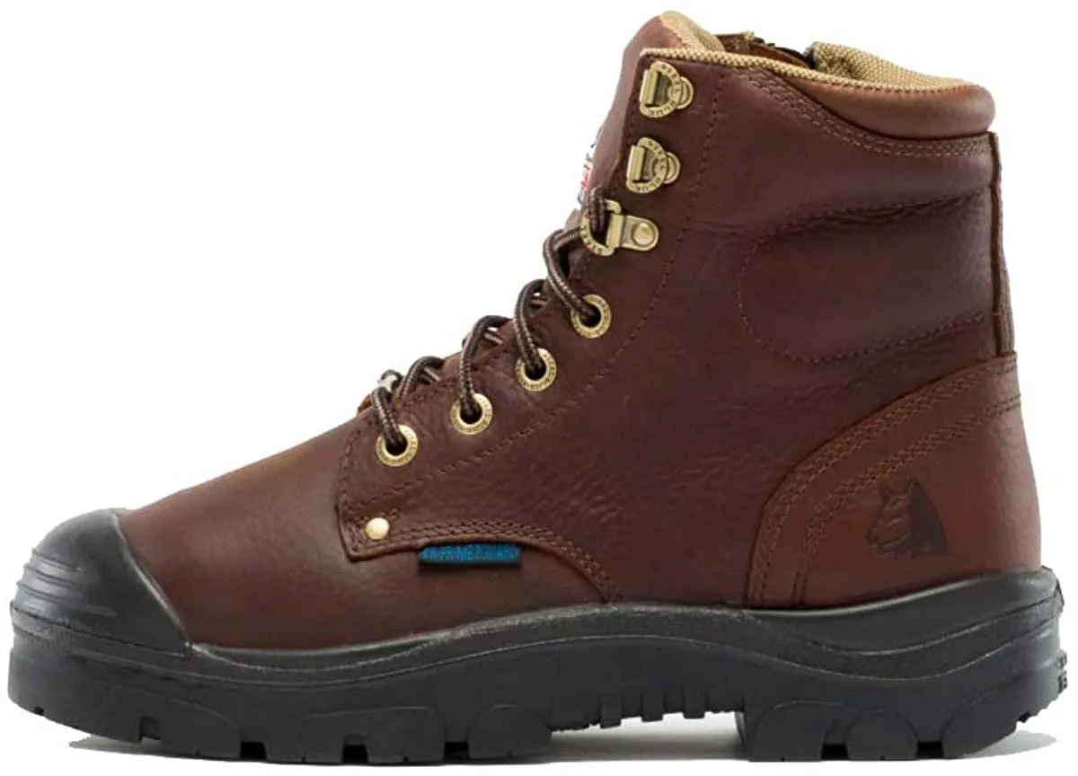 Steel Blue Men's Argyle Zip: Met/PR Midsole/Bump Steel Toe Cap Work Boots, Oak