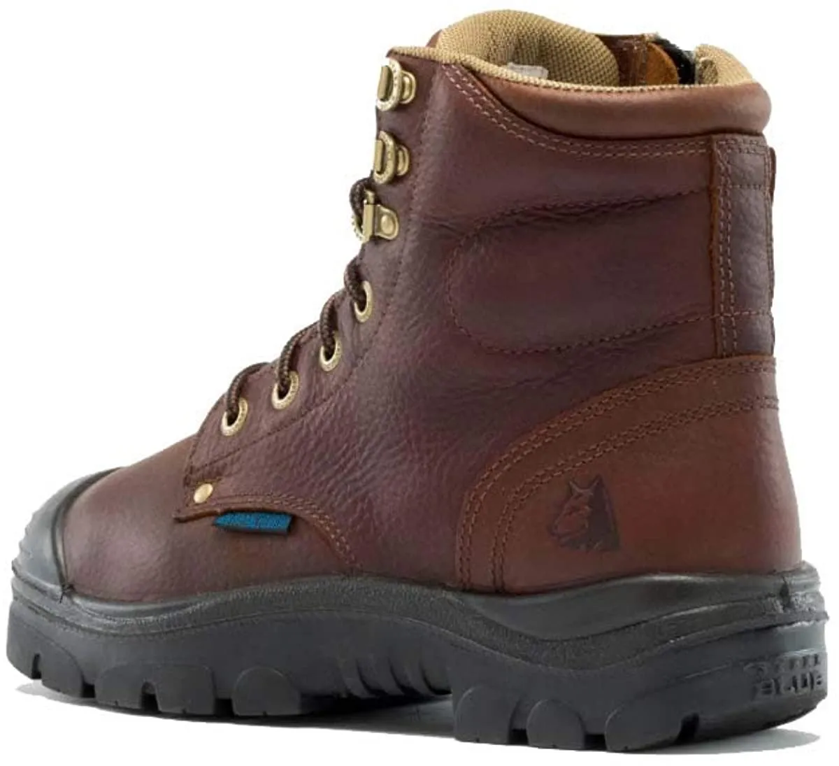 Steel Blue Men's Argyle Zip: Met/PR Midsole/Bump Steel Toe Cap Work Boots, Oak