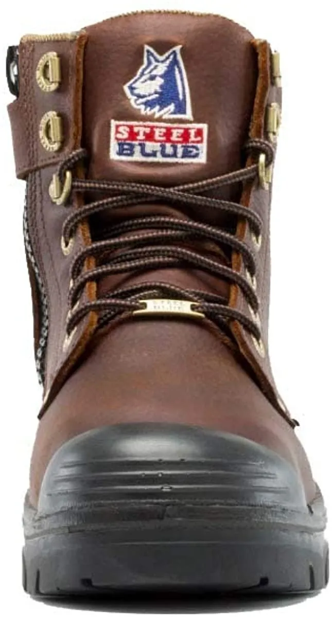 Steel Blue Men's Argyle Zip: Met/PR Midsole/Bump Steel Toe Cap Work Boots, Oak