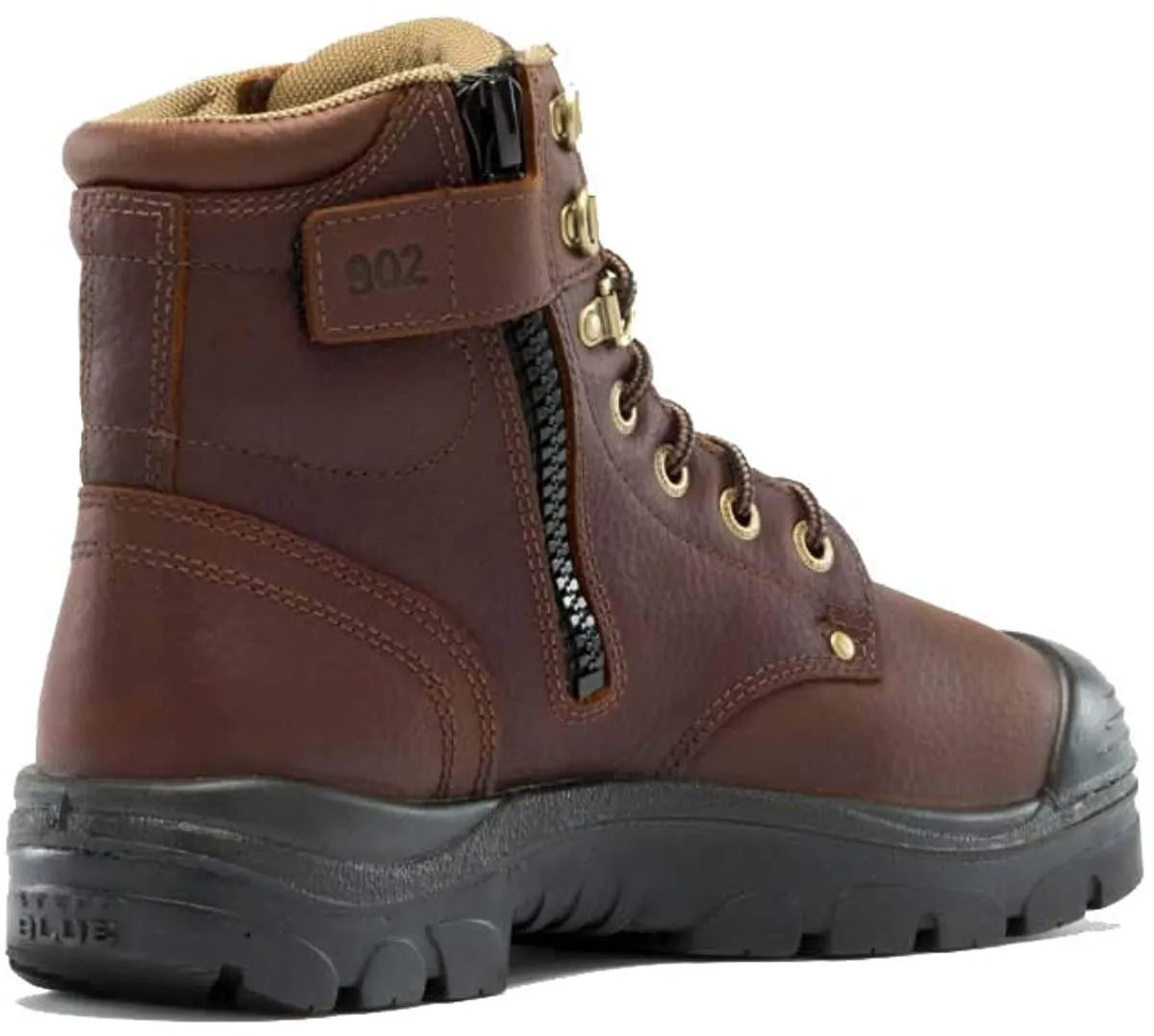 Steel Blue Men's Argyle Zip: Met/PR Midsole/Bump Steel Toe Cap Work Boots, Oak