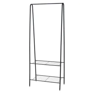 Storage Solutions Clothing Rack with 2 Tiers 61x34x152 cm