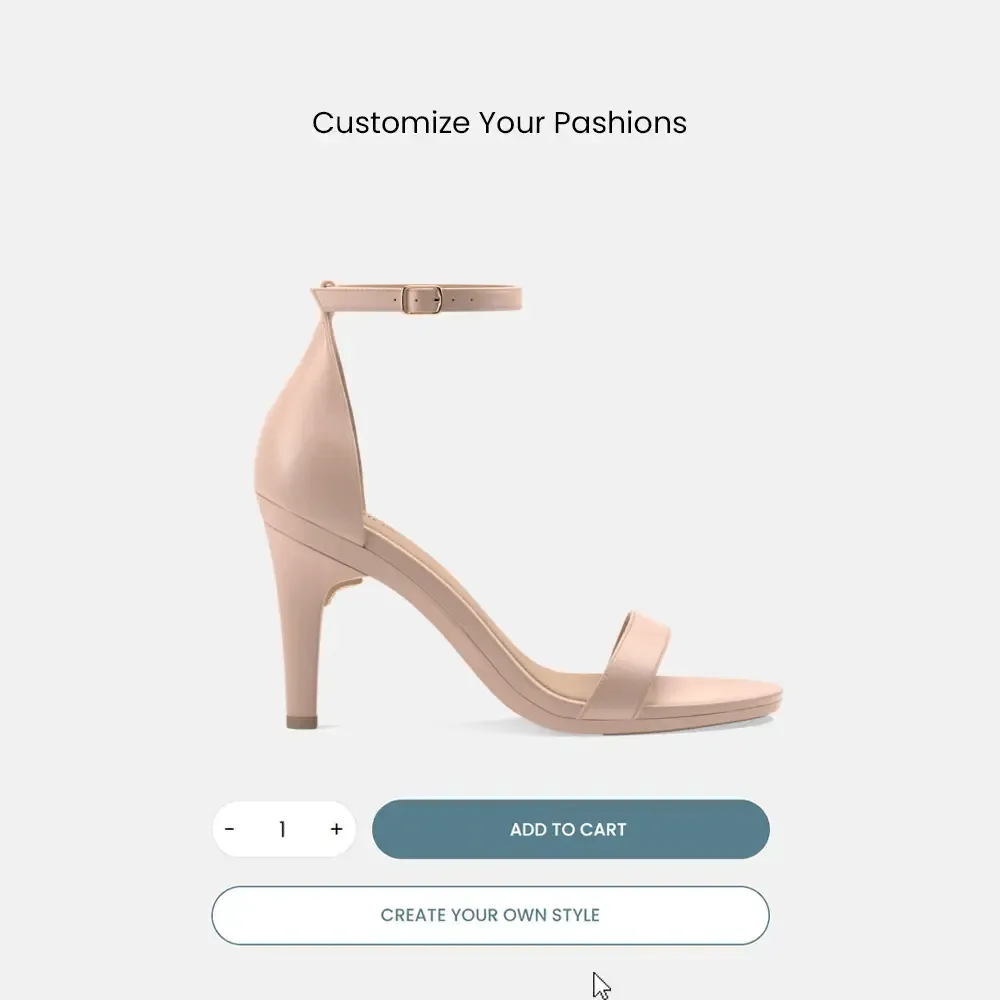 The Pashionista - Taupe Blush Satin   Stiletto Heel Kit 4 Taupe Blush - FINAL SALE