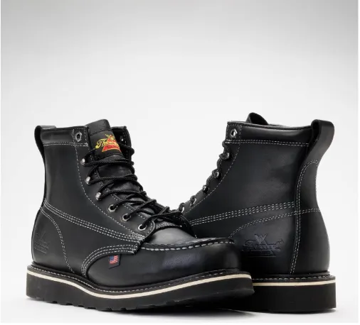 Thorogood MIDNIGHT SERIES 6″ Black Moc Toe