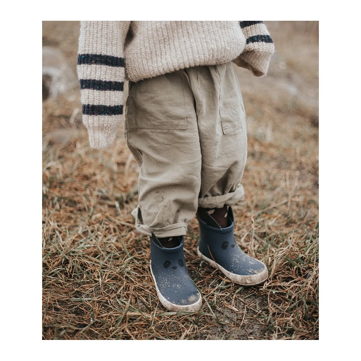 Tobi Rain Boot - Panda navy