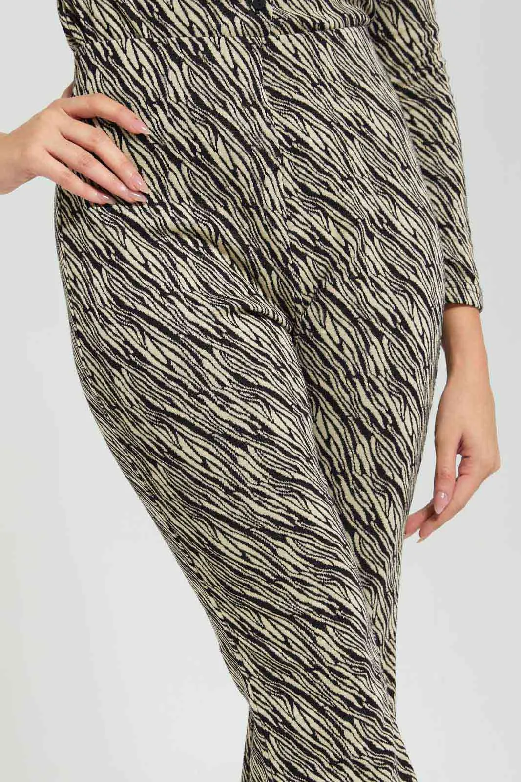 Women Multicolour Flared Trouser