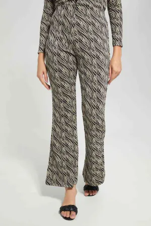 Women Multicolour Flared Trouser