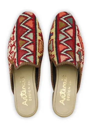 Women's Sumak Kilim Mules - Size 10