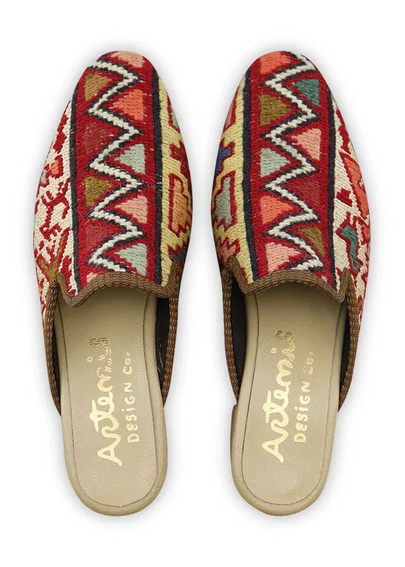 Women's Sumak Kilim Mules - Size 10