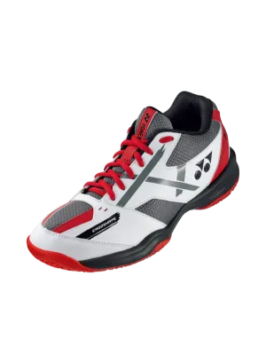 Yonex Power Cushion 39 Wide Unisex Shoes (White/Red) 2023